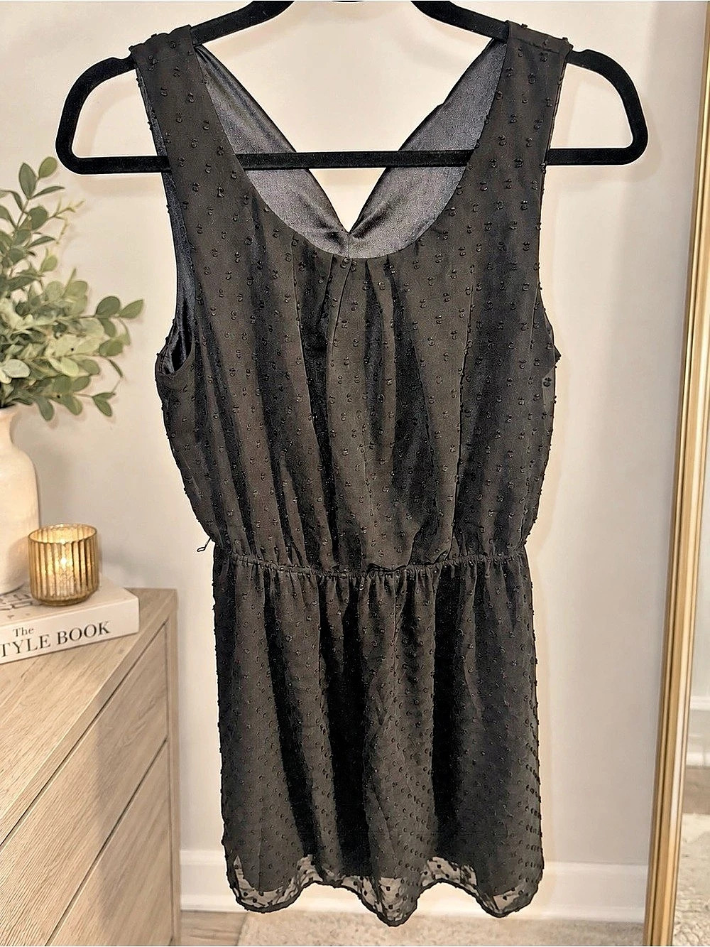 Elie Black Mini Dress Size 6